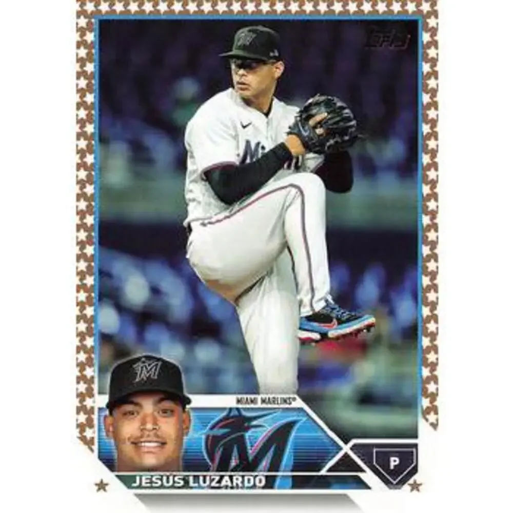 2023 Topps Gold Star Gold Star Jesus Luzardo #563 Miami Marlins